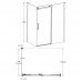 Душевая боковая панель Kerama Marazzi Cristallo CT.100.FP.BN  