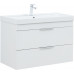 Тумба с раковиной Aquanet Ирис new 90 подвесная 2 ящ. цв. белый глянец 00342092 Тумба с раковиной Aquanet Ирис new 90 подвесная 2 ящ. цв. белый глянец 00342092