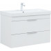 Тумба с раковиной Aquanet Ирис new 90 подвесная 2 ящ. цв. белый глянец 00342092 Тумба с раковиной Aquanet Ирис new 90 подвесная 2 ящ. цв. белый глянец 00342092