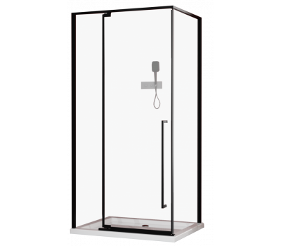 Ограждение душевое ESBANO ESA-108PS-B
Размер: 100 х 80 х 195 черный матовый 