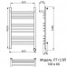 Полотенцесушитель Электрический Ника TRAPEZIUM ЛТ (Г2) ВП 100/60 правый тэн хром 