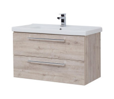 Тумба под раковину подвесная Dreja Gio 80 см, дуб кантри