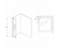 Боковая панель RGW Z-42 03064230-11 Хром Боковая панель RGW Z-42 03064230-11 Хром