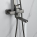 Душевая система Shevanik S7036T, оружейная сталь