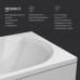 Ванна акриловая 180х80 см AM.PM X-Joy W94A-180-080W-A Белый 