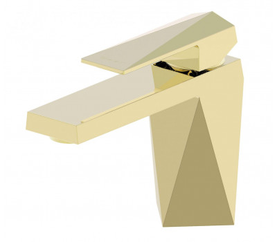 Смеситель для умывальника Bravat Iceberg F176110G Золото 