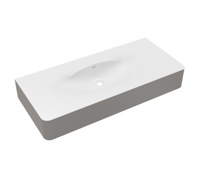 Раковина Vincea Каприз (Caprise) Corian, цвет белый матовый + светло-серый матовый VCB-4CA120MWLG Раковина Vincea Каприз (Caprise) Corian, цвет белый матовый + светло-серый матовый VCB-4CA120MWLG