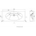 Раковина Vincea Каприз (Caprise) Corian, цвет белый матовый + светло-серый матовый VCB-4CA120MWLG Раковина Vincea Каприз (Caprise) Corian, цвет белый матовый + светло-серый матовый VCB-4CA120MWLG