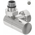 Вентиль Сунержа 3D G 1/2" НР х G 3/4" НГ левый цилиндр цвет-RAL 9007 9007-1402-1234 