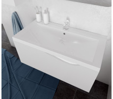 Тумба под раковину 1Marka Этюд 75П 1в.я. Белый глянец Тумба под раковину 1Marka Этюд 75П 1в.я. Белый глянец