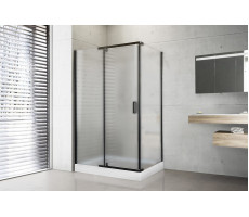 Душевой угол с поддоном Royal Bath  RB  HPV-C-BL 140х80х213 (матовое) черный 