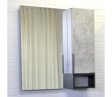 Зеркало-шкаф Comforty Франкфурт-75 бетон светлый 00-00011079 