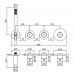 Смеситель для душа Paffoni Modular box MDE000NO черный матовый