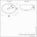 Раковина MELANA MLN-7680C белый 