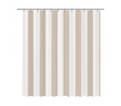 Шторка для ванной Fixsen Vafel бежевая FX-5020A Шторка для ванной Fixsen Vafel бежевая FX-5020A