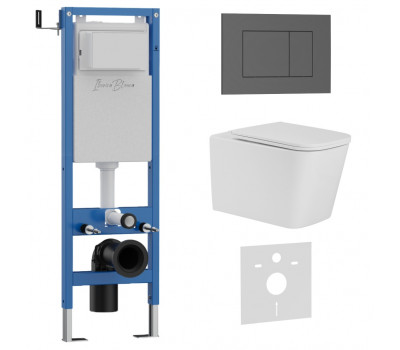 Комплект 3в1 IBERICA BLANCA инсталляция SILENCIO MINI, унитаз TOLEDO ALTO белый, кнопка смыва ESTI-S серый матовый (IB.001M.TLA.234.856) Комплект 3в1 IBERICA BLANCA инсталляция SILENCIO MINI, унитаз TOLEDO ALTO белый, кнопка смыва ESTI-S серый матовый (IB.001M.TLA.234.856)