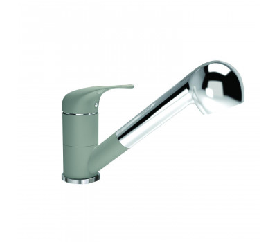 Смеситель для кухни с выдвижным изливом Florentina СИГМА 313.14L.1223.305, грей 