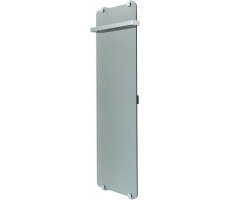 Полотенцесушитель электрический Allen Brau Infinity 140x44 с рейлингом, серебро браш 