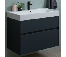 Тумба с раковиной Aquanet Бруклин 85 цв. антрацит матовый 00312889 Тумба с раковиной Aquanet Бруклин 85 цв. антрацит матовый 00312889