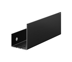 Полочка для душа, встроенные крючки Keuco 24952370000 Черный матовый 