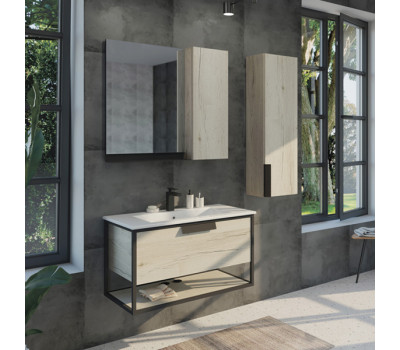 Зеркало-шкаф Comforty Бонн 90 дуб дымчатый 00-00001951 Зеркало-шкаф Comforty Бонн 90 дуб дымчатый 00-00001951