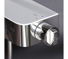 Душевая система с ванно-душевым смесителем-полкой AM.PM Func F078F700 Хром 