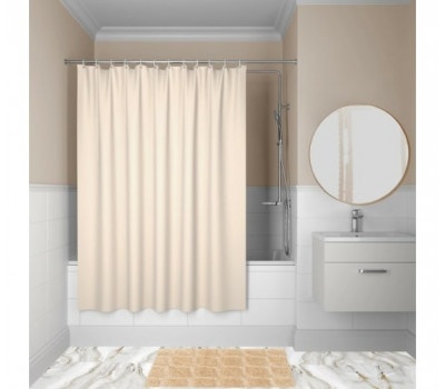 Штора IDDIS для ванной комнаты, 180*200см, Полиэстер B68P218i11 Штора IDDIS для ванной комнаты, 180*200см, Полиэстер B68P218i11