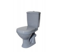 Унитаз-компакт Оскольская керамика Суперкомпакт А Стандарт, сиденье полипропилен, серый 44970130422 Унитаз-компакт Оскольская керамика Суперкомпакт А Стандарт, сиденье полипропилен, серый 44970130422