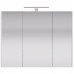Зеркальный шкаф Dreja Prime 90 см, белый