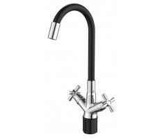 Смеситель Dive для кухни гибкий излив DV519FB VODA 