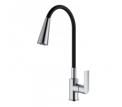 Смеситель Splenka для кухни с гибким изливом S05.43 хром Смеситель Splenka для кухни с гибким изливом S05.43 хром