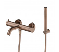 Смеситель для ванны настенный Newform X-Steel 316 69641CX.59.067 Медь 