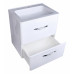 Тумба подвесная Style Line Каре 70 (2 ящ.) Люкс белая, PLUS СС-00002269 