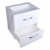 Тумба подвесная Style Line Каре 70 (2 ящ.) Люкс белая, PLUS СС-00002269 