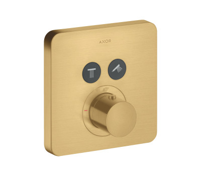 Термостат смеситель для душа Axor ShowerSelect 36707250 золото 