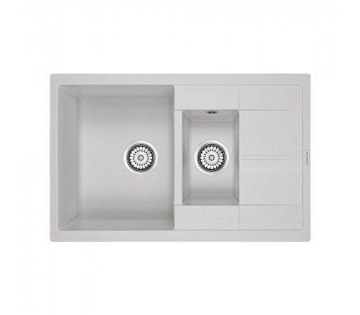 Мойка кварцевая FESTE, PM237850-WH, белый, 775х495 мм, Paulmark 