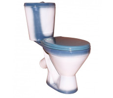 Унитаз-компакт Rosa Элегант однорежимный, зеленый декор CS00094210 Унитаз-компакт Rosa Элегант однорежимный, зеленый декор CS00094210