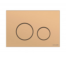 Кнопка Cersanit TWINS для LINK PRO/VECTOR/LINK/HI-TEC пластик золотой матовый 63524 золотой 