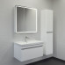 Подвесная шкаф-колонна для ванной комнаты Comforty Валдай-35П белая матовая 00-00020835 