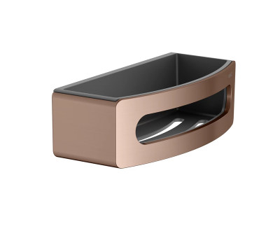 Полочка для душа, съемная вставка Keuco ELEGANCE 11658290001 Розовое золото 