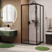 Душевой уголок WasserKRAFT Dill 61S 61S03 черный матовый  Душевой уголок WasserKRAFT Dill 61S 61S03 черный матовый