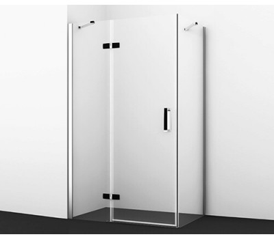 Душевой уголок WasserKRAFT  10H10LBLACK черный матовый/хром 
