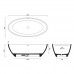 Ванна SOLID 165x80 Catalano Solid 7239010030 Lino Satinato 