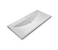 Раковина Florentina Анита 100 см 10.150.01000.001, белая Раковина Florentina Анита 100 см 10.150.01000.001, белая