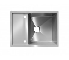 Мойка ULGRAN STEEL 680 Х 500, цвет «брашированная сталь» US 680-001 