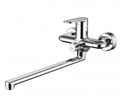 Смеситель для ванны c длинным изливом Bravat Opal F6125183CP-02L-RUS Хром 