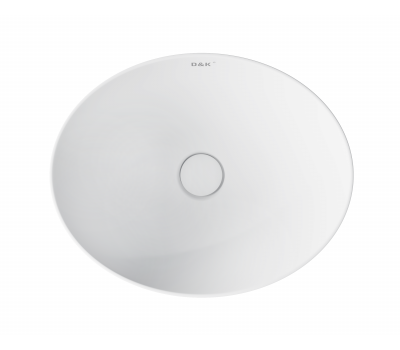 Раковина накладная 41х33 см DK Matrix DT1390708 белый матовый