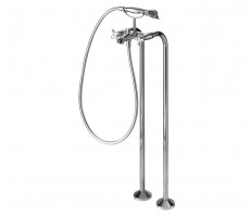 Отдельностоящий смеситель для ванны c коротким изливом Bravat Summer Rain F677111C-B Хром Отдельностоящий смеситель для ванны c коротким изливом Bravat Summer Rain F677111C-B Хром