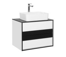 Тумба Style Line Амстердам 70 со столешницей, белый матовый Тумба Style Line Амстердам 70 со столешницей, белый матовый