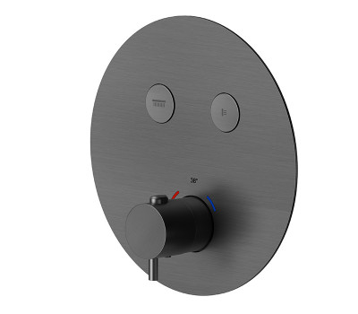 Смеситель для душа термостат Newform X-Steel 316 70426EX.59.064 Gun metal 